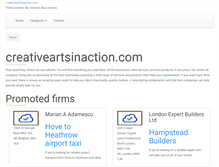 Tablet Screenshot of creativeartsinaction.com